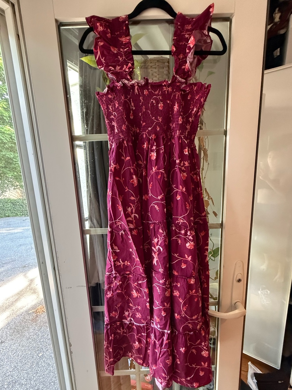 HHH Ellie Dress - Worn once - burgundy floral